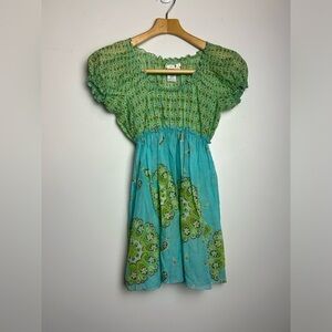 Sophie max Y2K Silk Blouse Top S Multicolor Off the shoulder Lightweight fairy